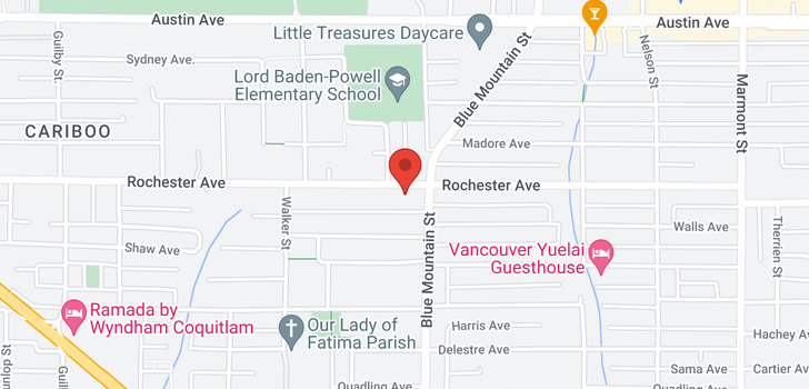 map of 848 ROCHESTER AVENUE